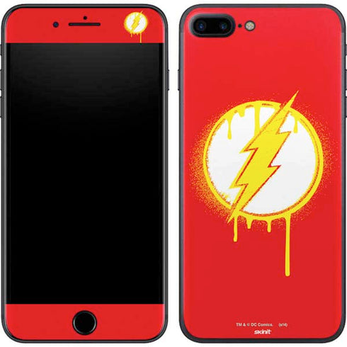 DC Comics The Flash Emblem Drip iPhone 8 Plus Skin